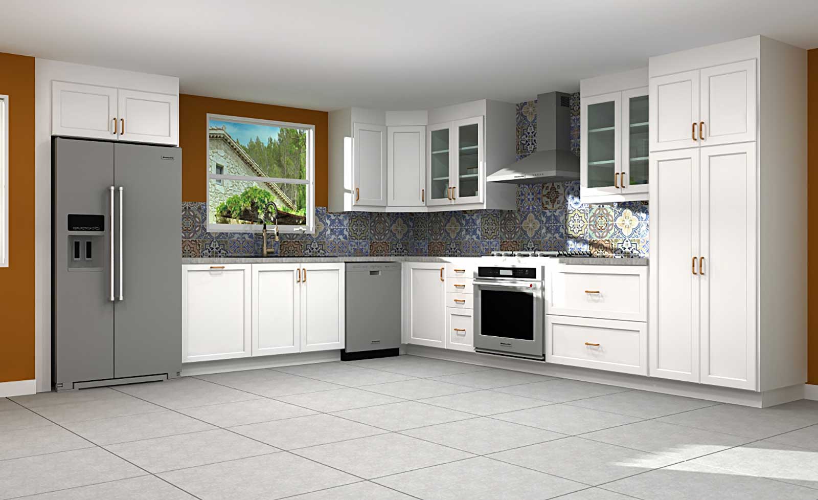 L Shaped Kitchen - 1